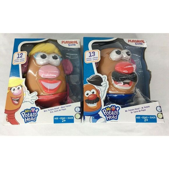 Mr. Potato Head & Mrs. Potato Head Classic Retro Toys Set / 2 NEW ORIGINAL BOXES - Picture 12 of 12